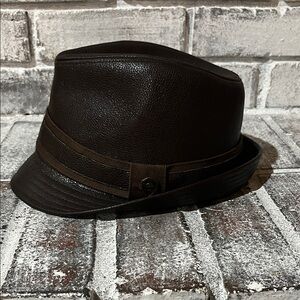 Classic Brown Fedora Hat